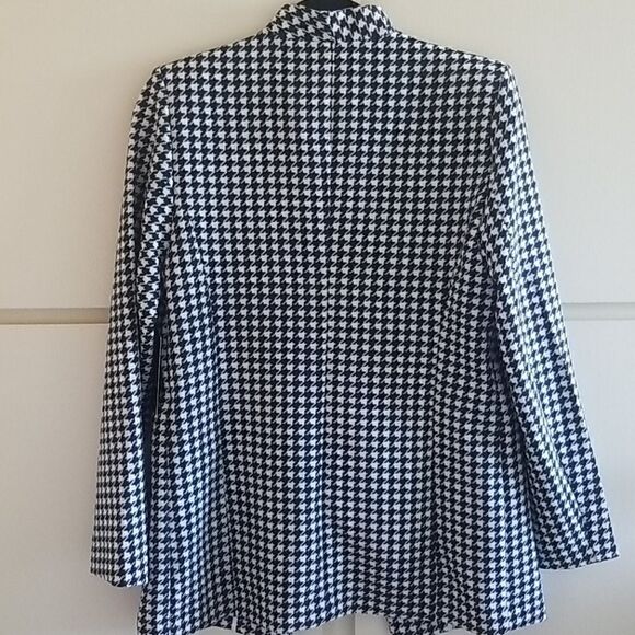 Bagatelle Collection Houndstooth Open Jacket,Pet.L - Picture 4 of 8
